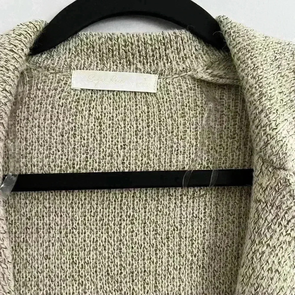 Sugar Rose Casual Open Front Notched Collar Patch Pocket Sweater Cardigan - Picture 6 of 6